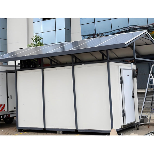 Solar-Powered Container Cold Storage with High-Efficiency PV Panels & Energy Storage System，Off-Grid Solar-Powered Container Cold Storage for Remote Area Logistics