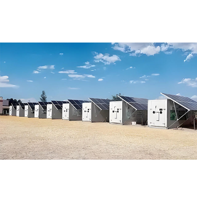 Container Solar Panel China Solar-Powered Container Cold Storage with High-Efficiency PV Panels ...