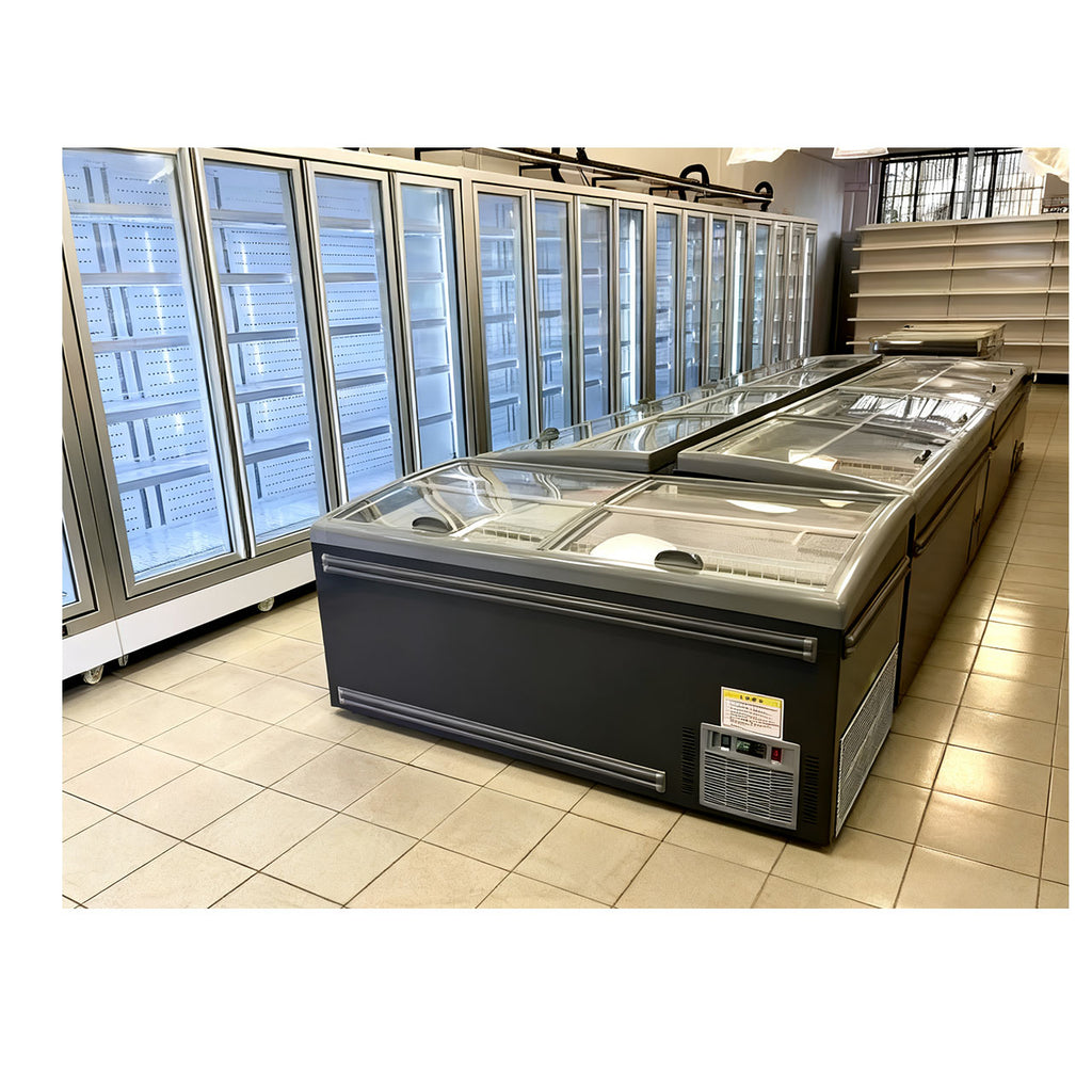 Large-Capacity Single-Door & Multi-Door Horizontal Refrigerator-Freezer with Storage Baskets, Adjustable Temperature, Eco-Friendly & Quiet Operation, Ideal for Freezing Food Storage in Homes, Malls & Stores