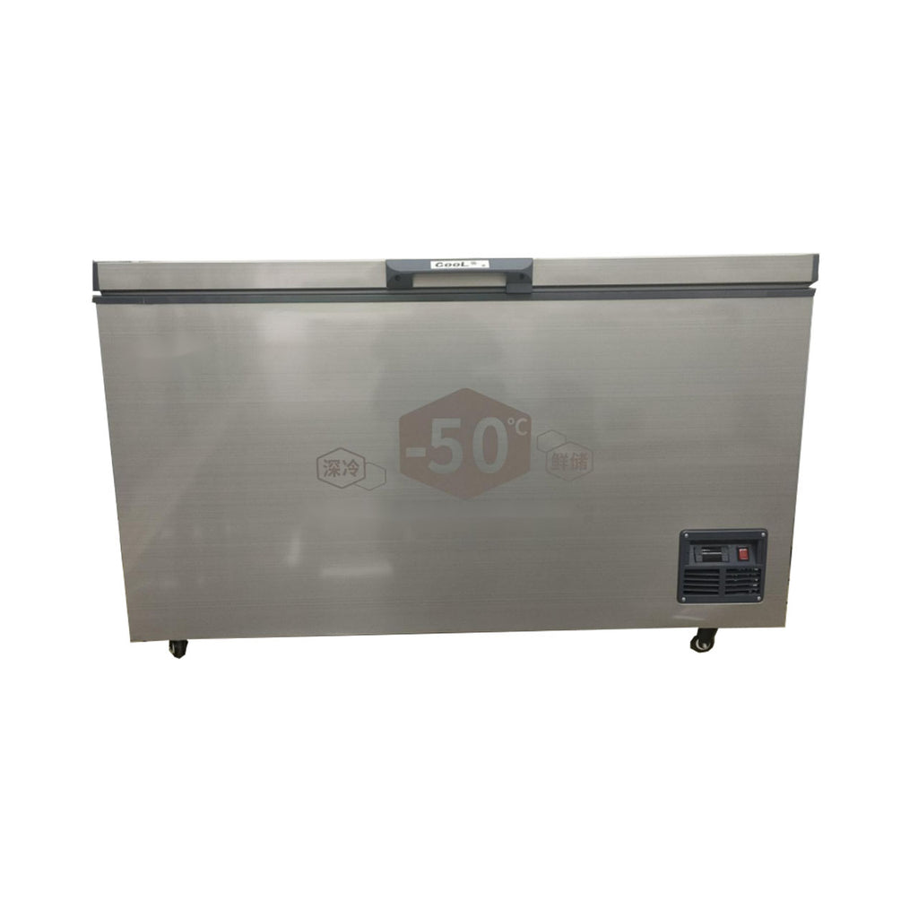 -45°C Ultra Low Temperature Chest Freezer, Horizontal Deep Freezer with Digital Thermostat, Frost-Free Commercial Freezer for Lab/Medical/Seafood Storage, Energy-Saving Cryogenic Freezer
