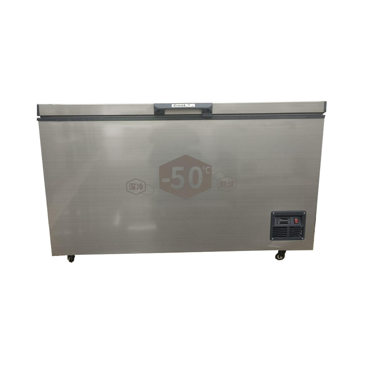 -45°C Ultra Low Temperature Chest Freezer, Horizontal Deep Freezer with Digital Thermostat, Frost-Free Commercial Freezer for Lab/Medical/Seafood Storage, Energy-Saving Cryogenic Freezer