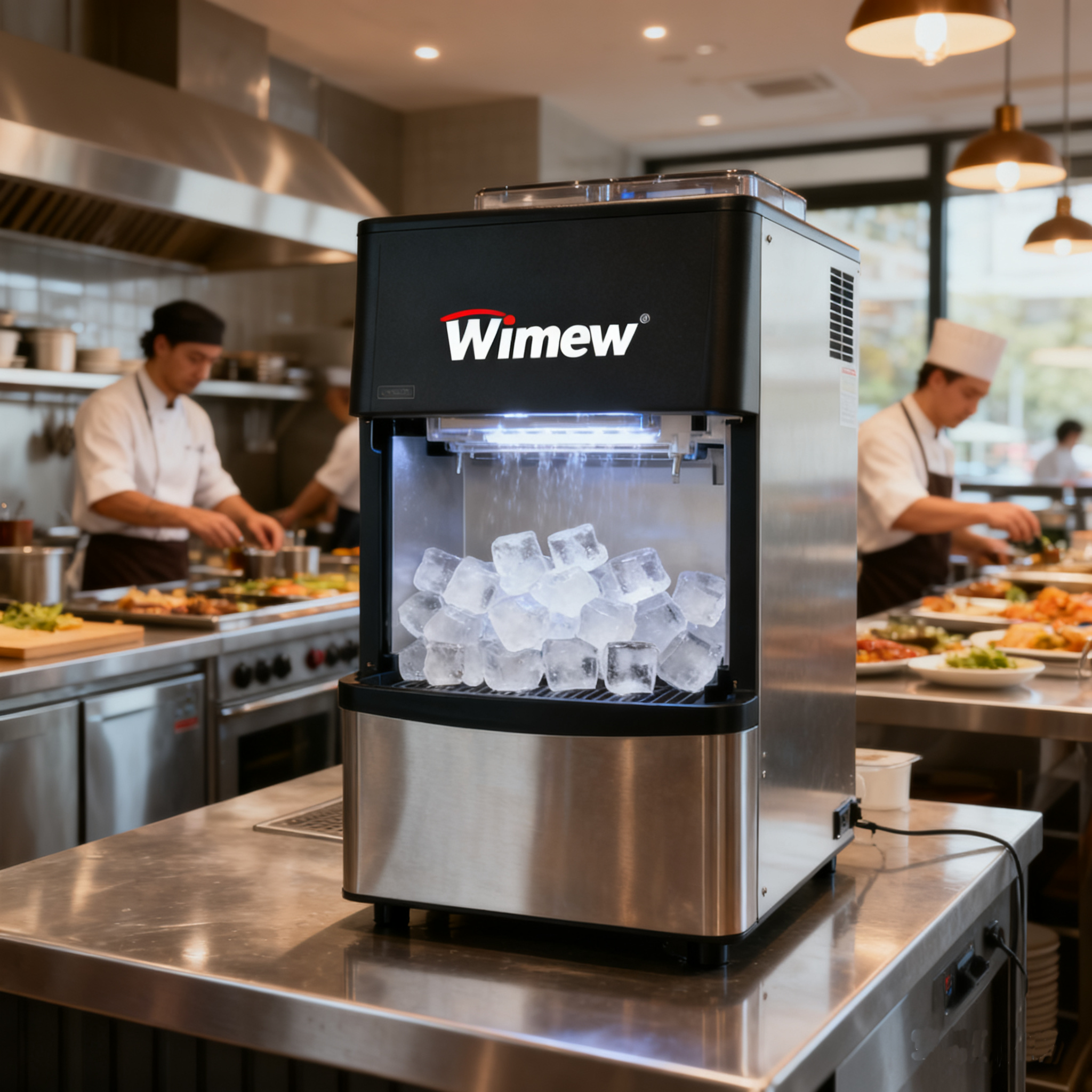 A full range of ice machines, including block ice machines, tube ice machines, cube ice machines, flake ice machines, plate ice machines, snow makers, and containerized ice machines.