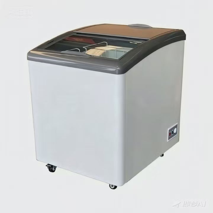 Commercial Ice Cream Freezer Display Case - Perfect for Ice Cream Shops, Supermarkets to Keep Treats Fresh and Attractive